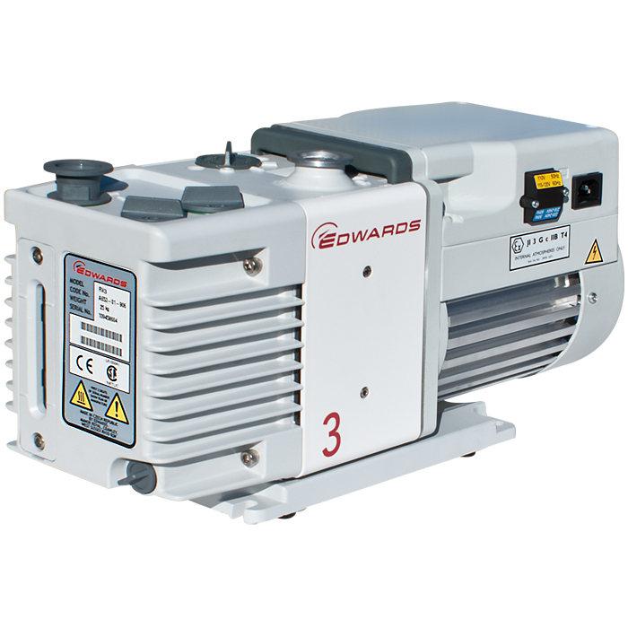 Edwards RV3 Rotary Vane Dual Stage Mechanical Vacuum Pump, Single Phase,  115/230 V, 50/60 Hz, A65201906